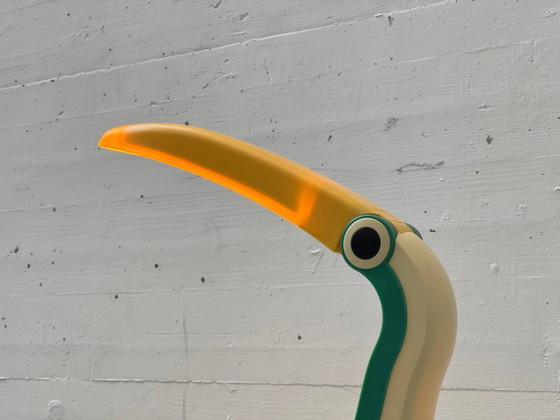 Image 1 of Pop Art icon Toucan table lamp, Italy 1980s