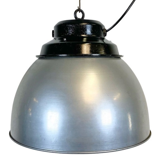 Lampada a sospensione vintage industriale, anni '70