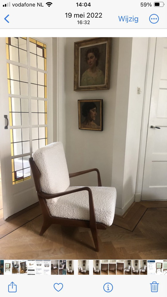 Image 1 of Two Italian 1950s chairs