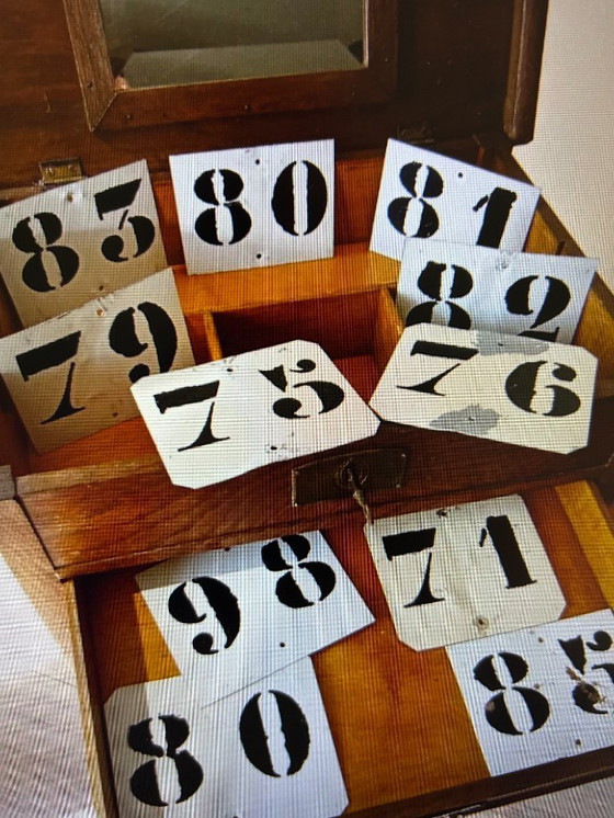 Image 1 of House numbers, Vintage '60s, '70s, and '80s metal with coating. Patina: yes