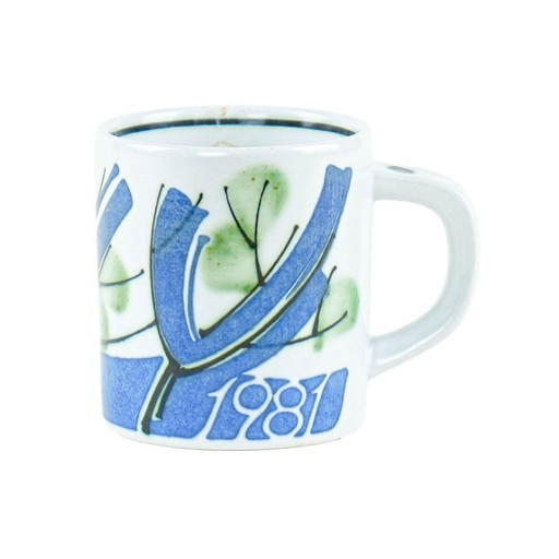 Mug en porcelaine, design danois, 1981, designer : Ivan Weiss, fabricant : Royal Copenhagen
