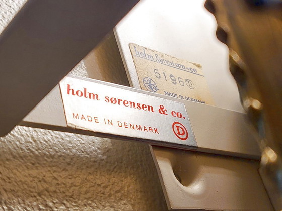 Image 1 of MAGNIFIQUE APPLIQUE VINTAGE 1960 SCANDINAVE HOLM SORENSEN & CO DENMARK LAITON