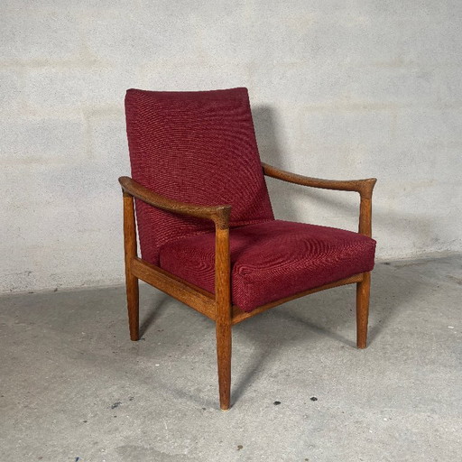 Fritz Hansen lounge stoel Deens design 60's