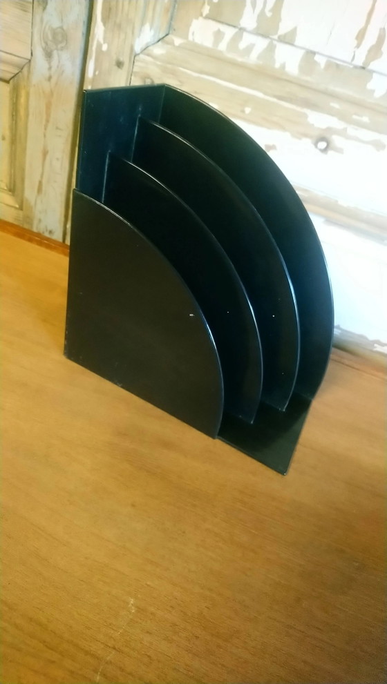 Kunststof „Crayonne“ vinylhouder circa 70/80 – Tijdschriftenrek, Plastic, Vintage (photo 5 of 16)
