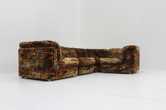 Image 1 of Vintage Modulaire Elementen Sofa Hoek Bank 1970s