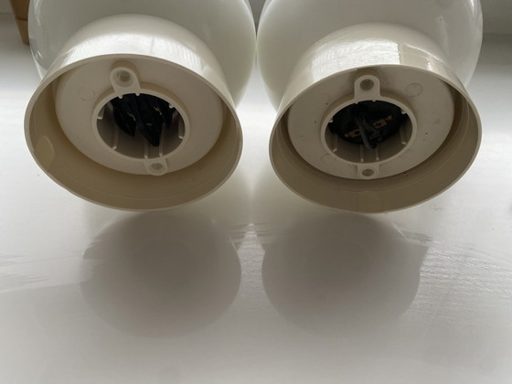 Plafoniere Vintage Corodex - Lampade da parete - Lampade a sfera – Anni '70/'80 Retro - Set di 2 – Plastic (photo 6 of 7)