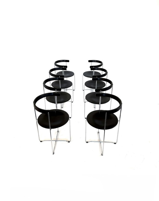 Image 1 of 8 sedie pieghevoli dal design vintage, Kusch & Co '80
