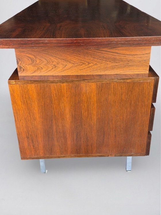 Image 1 of Freestanding vintage rosewood desk, 1960s