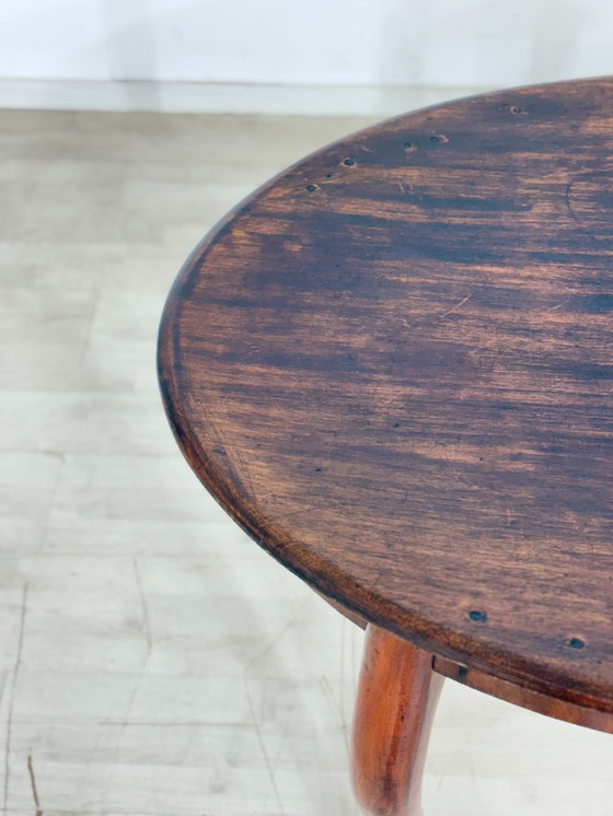 Image 1 of Table basse coloniale ancienne, table de cuisine, table en bois, vers 1880