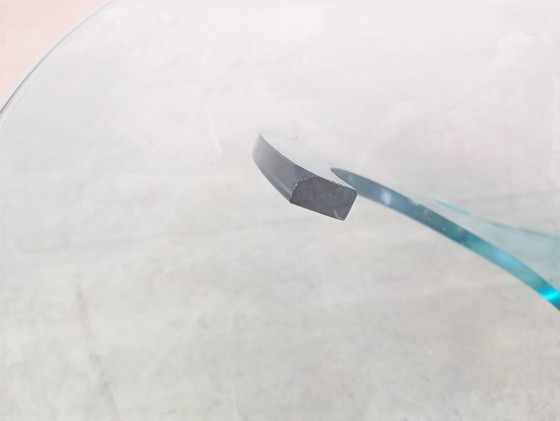 Image 1 of Tavolino da caffè di metà secolo Ronald Schmitt Knut Hesterberg in vetro