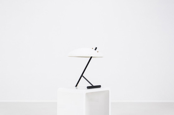 Image 1 of Lampe de Bureau Blanc Negro Evoluon par Louis Kalff pour Philips, 1950
