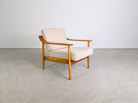Image 1 of 2 fauteuils originaux de style vintage Wilhelm Knoll Walter Knoll en teck II