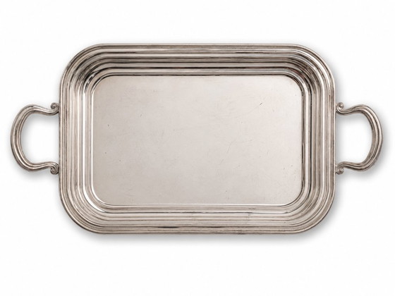 Silberner Metall-Auflaufformenhalter – Küchenzubehör (photo 9 of 9)