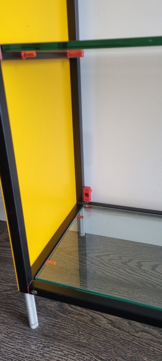 Image 1 of Meccanica / Valcucine shelving units yellow