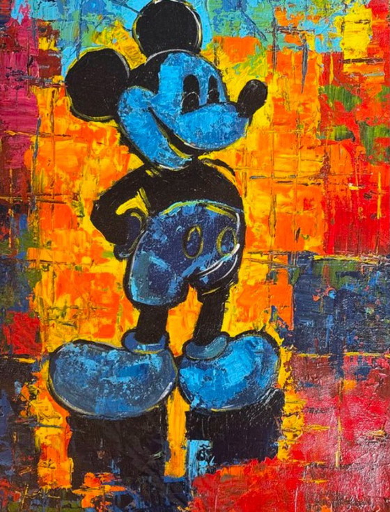 The Mickey Legacy (25) "Tribute to Mickey" – Paintings & Drawings, Canvas (photo 4 of 8)