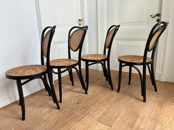 Image 1 of 4x Thonet Nr. 5 Stühle von ZPM Radomsko