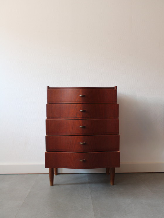 Image 1 of Vintage Deense ladekast in teak 