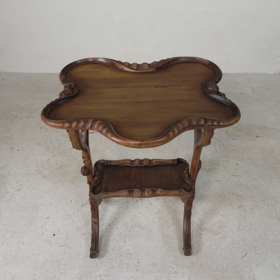 Image 1 of Jugendstil-Teetisch im Stil von Emile Galle