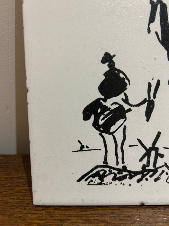 Image 1 of Ceramic Trivet Picasso