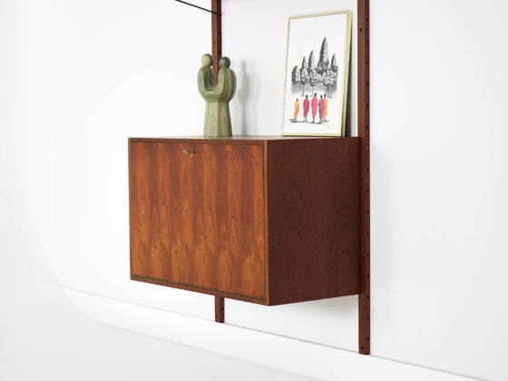 Image 1 of Teakhouten wandrek, Deens design, jaren 60, gemaakt in Denemarken.