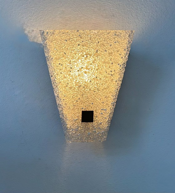 Image 1 of Vintage wall lamp, brass and Perspex, France 1960
