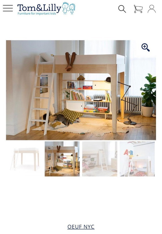 Lit mezzanine Oeuf NYC Perch – Lits 1 personne, Wood (photo 2 of 5)