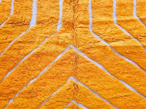 Image 1 of Handgemaakt oranje tapijt 200cm x 300cm