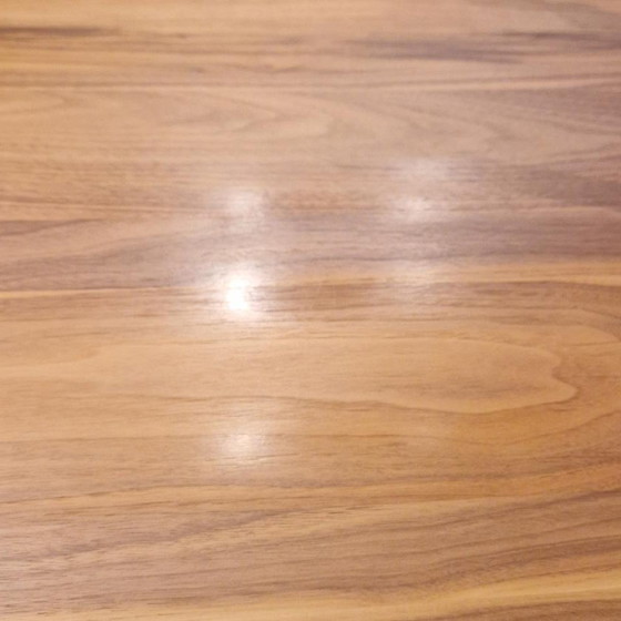 Image 1 of Table de salle à manger MIDJ en noyer - 250x108 avec chaises de salle à manger MIDJ (ensemble de 8)