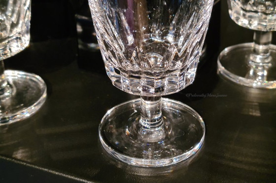 Image 1 of 6 verres à vin Peill & Putzler, modèle KORFU, design Horst Tüselmann.