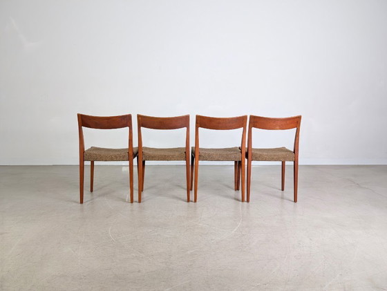 Image 1 of Set di 4 sedie Kontiki Midcentury Hugo Troeds Yngve Ekström Teak
