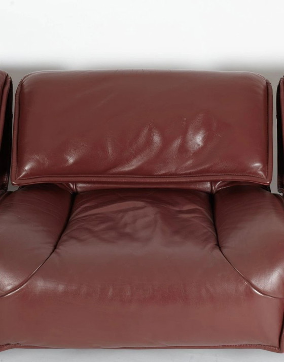 Image 1 of Cassina "Veranda" 3-seater leather sofa