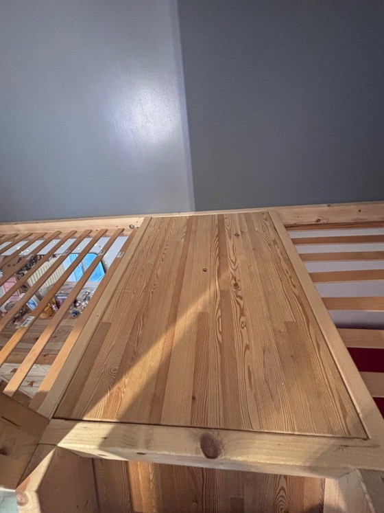Cama alta de madera maciza hecha a medida – Compagnons du devoir, Camas de matrimonio, Wood (photo 9 of 13)