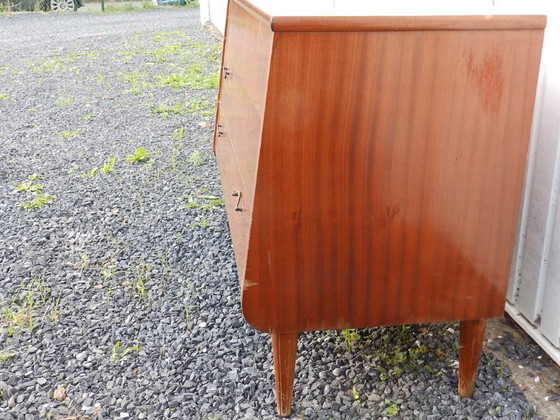 Image 1 of Vintage Scandinavische ladekast met 3 lades uit de jaren 50