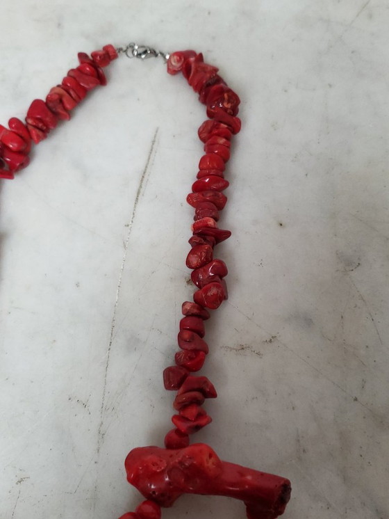 Image 1 of Collar de coral rojo (ref 4047)