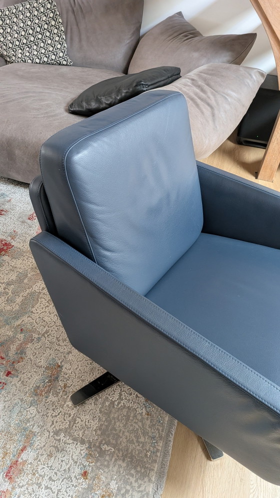 INTERTIME Relax-Sessel – Verstellbarer relaxsessel, Leather, Metal (photo 9 of 10)
