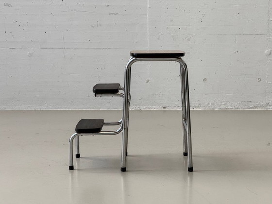 Image 1 of Sgabello pieghevole con rivestimento in Resopal, Svizzera, anni '70