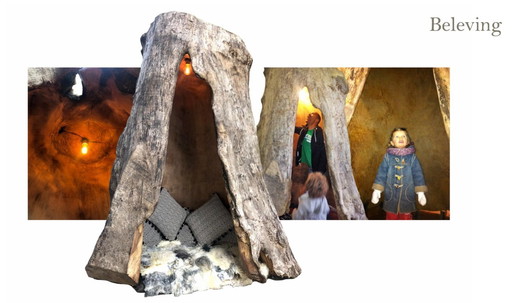 Árbol hueco — Espacio interior (pieza única)