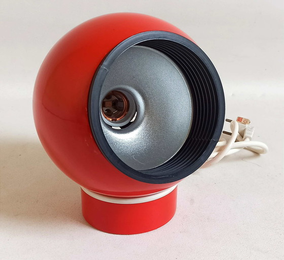 Image 1 of Lita ball lamp bright red Space Age 70s