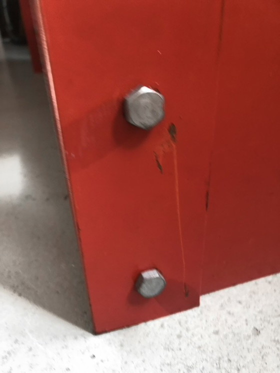 Image 1 of Libreria "Congresso" di Lips Vago, rosso segnale, 1968