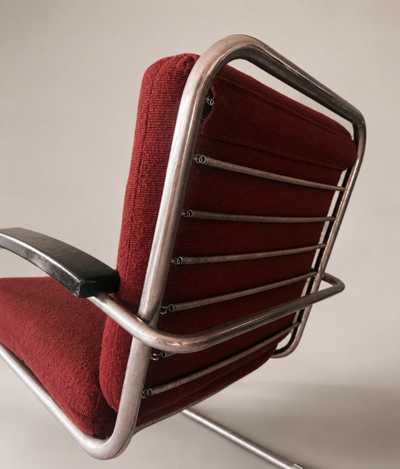 Image 1 of Zeldzame Gispen fauteuil VI-A-138 uit 1931