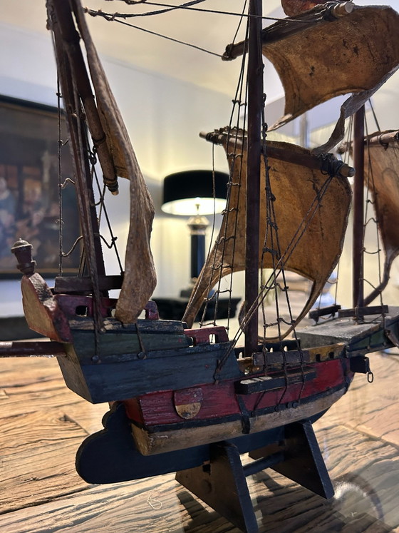 Velero antiguo finales de 1800 – Objetos decorativos, Madera (photo 10 of 15)