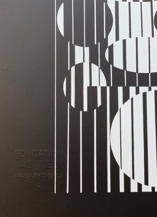 Victor Vasarely - Tirage Op Art "Iaca" (1973) - Editions du Griffon