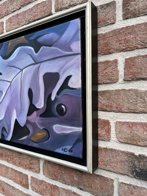Image 1 of Painting reproduction of Purple Leaves Georgia O'Keeffe