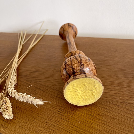 Image 1 of Large wooden soliflore vase