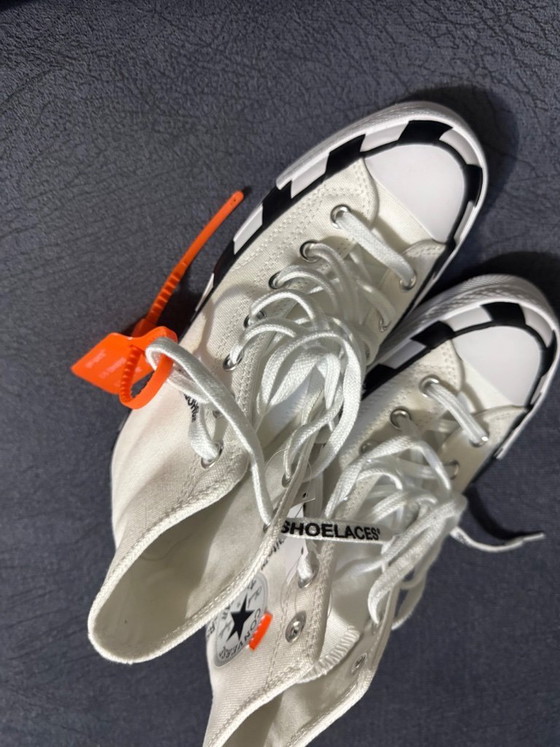 Image 1 of Converse x Off-White Chuck Taylor All-Star 70S Hi Sneaker