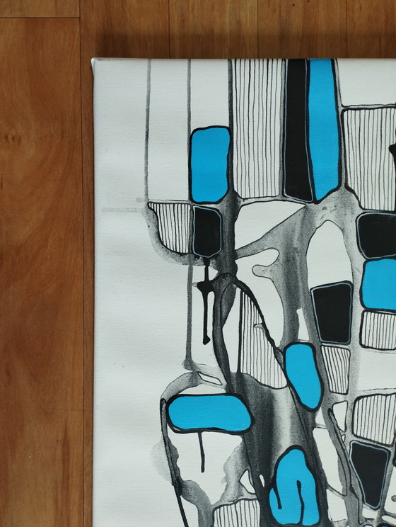 Image 1 of Natia Antadze Abstracte compositie XXL