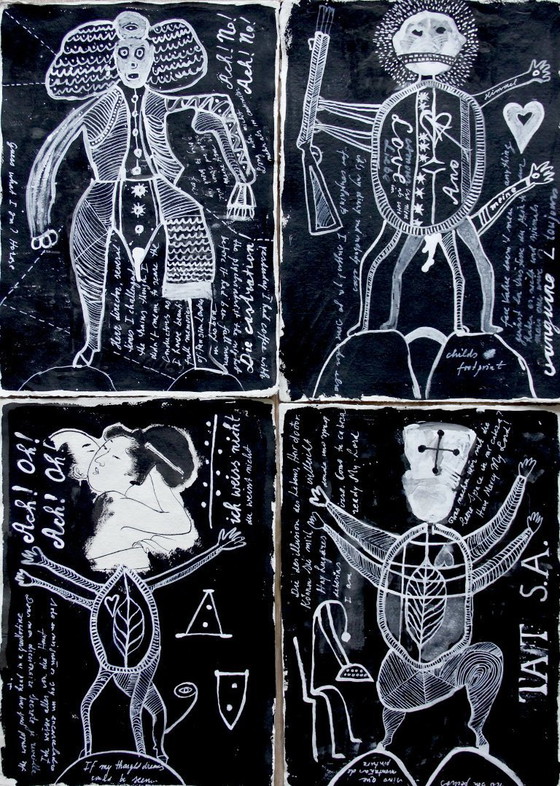 Image 1 of Ramón Gieling - 'Les favoris de la lune' – tableau of 16 paintings