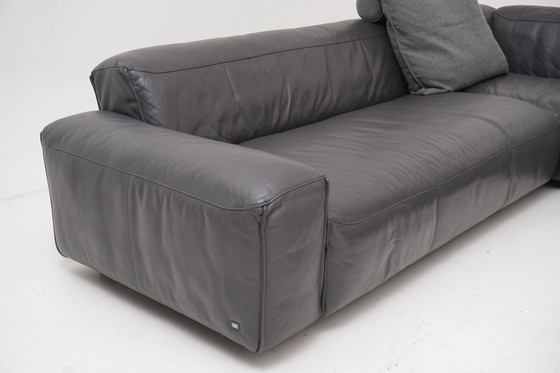 Image 1 of Rolf Benz Mio Pouf Ensemble Canapé Canapé d'angle Canapé d'angle en cuir