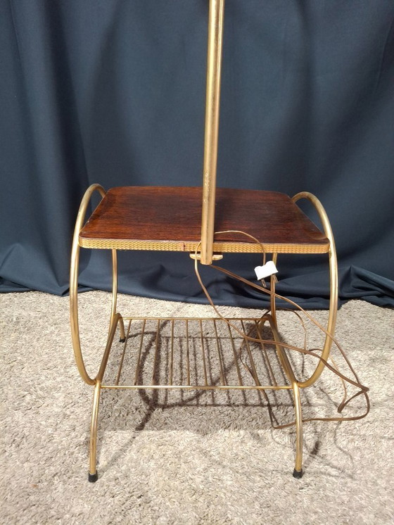 Image 1 of 1950s reading floor lamp