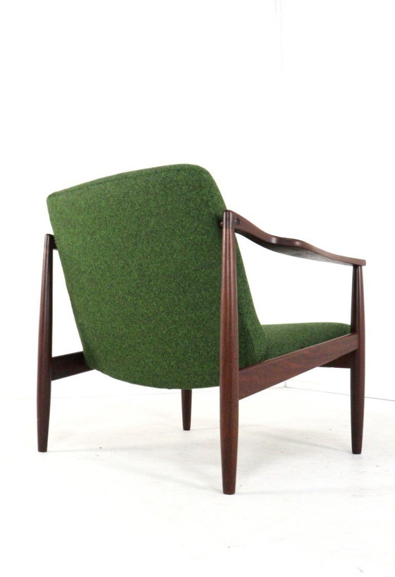 Image 1 of Hartmut Lohmeyer voor Wilkahn fauteuil vintage gestoffeerd